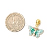 Alloy Enamel Butterfly European Dangle Charms PALLOY-JF03877-2