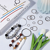 Stainless Steel Wire Keychain Clasps STAS-SC0009-43-4