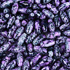 Baking Paint Glass Seed Beads SEED-N008-06F-3