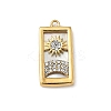 304 Stainless Steel Rhinestone Pendants STAS-U054-01A-G-1