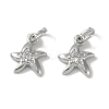 Brass Micro Pave Clear Cubic Zirconia Pendants KK-S367-15B-1