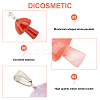9Pcs 9 Style Natural & Synthetic Gemstone Pendants G-DC0001-01-4