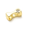 Rack Plating Brass Cubic Zirconia Beads KK-L210-008G-I-2