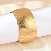 304 Stainless Steel Cuff Bangles for Women BJEW-B120-04G-02-3