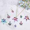 CHGCRAFT 24Pcs 3 Style Plated Alloy Pendants FIND-CA0007-01-4