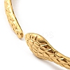 304 Stainless Steel Snake Cuff Bangle BJEW-F456-01G-3