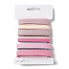 18 Yards 6 Styles Polyester Ribbon SRIB-Q022-D04-4