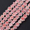 Handmade Millefiori Glass Bead Strands LAMP-J035-10mm-54-2