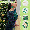 Imitation Leather Teardrop Pendant Necklace & Dangle Earrings & Multi-Strand Bracelet SJEW-UN0001-18B-4