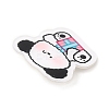 Dog with Gift Box Acrylic Brooches JEWB-P018-01C-3