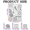 Stainless Steel Metal Stencils DIY-WH0289-058-2