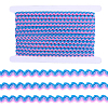 1 Roll Polyester with Paillette Wavy Fringe Trim Ribbon OCOR-GF0005-72C-1