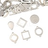 64Pcs 8 Styles 304 Stainless Steel Geometric Links/Connectors STAS-FS0002-02-3