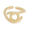 Brass Cuff Rings RJEW-U030-02G-02-2