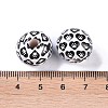 Printed Wood Beads WOOD-C017-01A-3