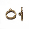 Alloy Toggle Clasps PALLOY-EA9143Y-AB-RS-1