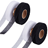 4 Rolls 2 Colors Double-sided Non Woven Fabric Fusing Tape Adhesive Hem Tape DIY-HY0002-88B-1