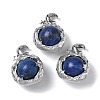 Dyed Natural Lapis Lazuli Pendants G-A298-02P-09-1