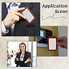 4Pcs 2 Colors Imitation Leather ID Card Holder AJEW-CL0001-09-5