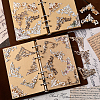 6 Sets 6 Colors Corncer Themes Paper Stickers DIY-SP0005-61-5