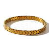 Synthetic Non-magnetic Hematite Beads Stretch Bracelets for Men RT8592-5