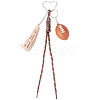 1Pc Cotton Braided Pendant Decorations AJEW-TA0002-56C-1