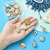 20Pcs 5 Styles Acrylic Imitation Shell Pendants OACR-YW0002-03-5