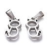 Tarnish Resistant 304 Stainless Steel Pendants LS-STAS-Z006-06P-2