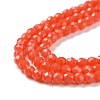 Glass Imitation Jade Beads Strands GLAA-H021-02-01-5
