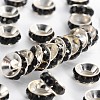 Brass Rhinestone Spacer Beads RB-A020-7mm-02S-1