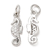 Brass Micro Pave Cubic Zirconia Pendants KK-Q775-04P-1