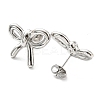 Non-Tarnish 304 Stainless Steel Stud Earrings LS-EJEW-B023-16P-2
