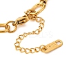 Ion Plating(IP) 304 Stainless Steel Mesh Chain Bracelet for Women BJEW-S003-02G-3