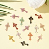 50Pcs Alloy Enamel Pendants ENAM-YW0006-50-4