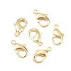 Brass Lobster Claw Clasps KK-P130-093G-NR-1