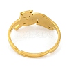 Animal 201 Stainless Steel Adjustable Rings for Women RJEW-D082-05I-3