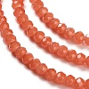 Baking Paint Imitation Jade Glass Bead Strands DGLA-A034-J2MM-A12-3