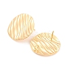 Rack Plating Brass Stud Earring Findings KK-M261-47G-2