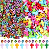 800Pcs 2 Styles Cross Theme Acrylic Beads MACR-PA0001-45C-1