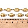 304 Stainless Steel Ladybug Link Chain Necklaces for Women Men NJEW-K249-21B-G-5