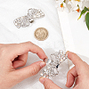 2Pcs Bowknot Alloy Rhinestone Shoe Decorations FIND-CP0002-28B-3