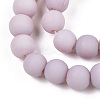 Opaque Glass Beads Strands X-GLAA-T032-P8mm-MD07-2