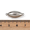 304 Stainless Steel Magnetic Clasps STAS-C127-14P-3