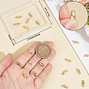 20Pcs Rack Plating Brass Lobster Claw Clasps with Jump Rings KK-BBC0009-97-3