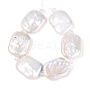 Natural Baroque Keshi Pearl Beads Strands X-PEAR-D07-03-3