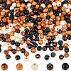 500Pcs 5 Colors Maple Wood Beads WOOD-GF0002-47-1