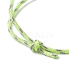 6Pcs 6 Colors Adjustable Polyester & Spandex Cord Bracelets for Men Women BJEW-JB12092-6