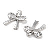 Brass Micro Pave Cubic Zirconia Pendants KK-C051-42P-2