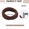 5M DIY Frosted Cowhide Leather Cord OCOR-GF0004-97B-02-2