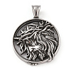 304 Stainless Steel Pendants STAS-A083-24AS-1